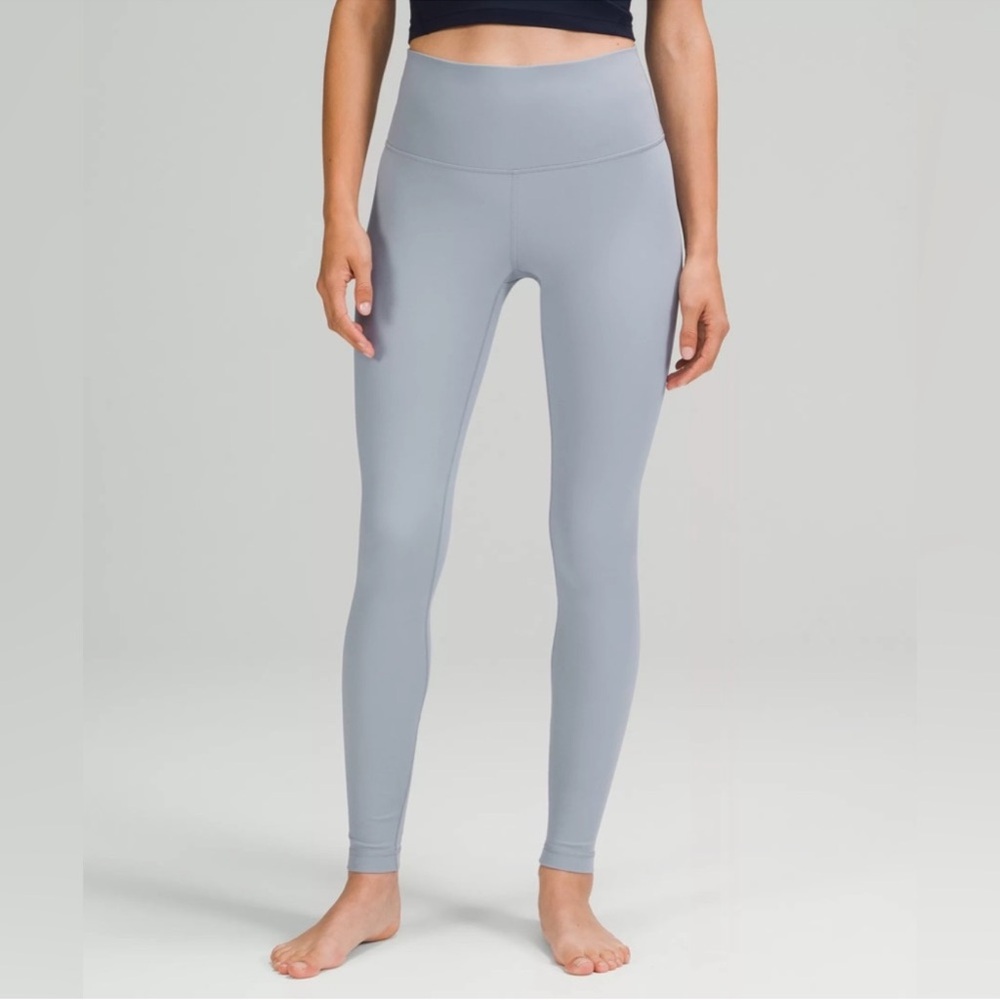 Lululemon Wunder Under high waisted full length Luxtreme 28”Leggings chambray